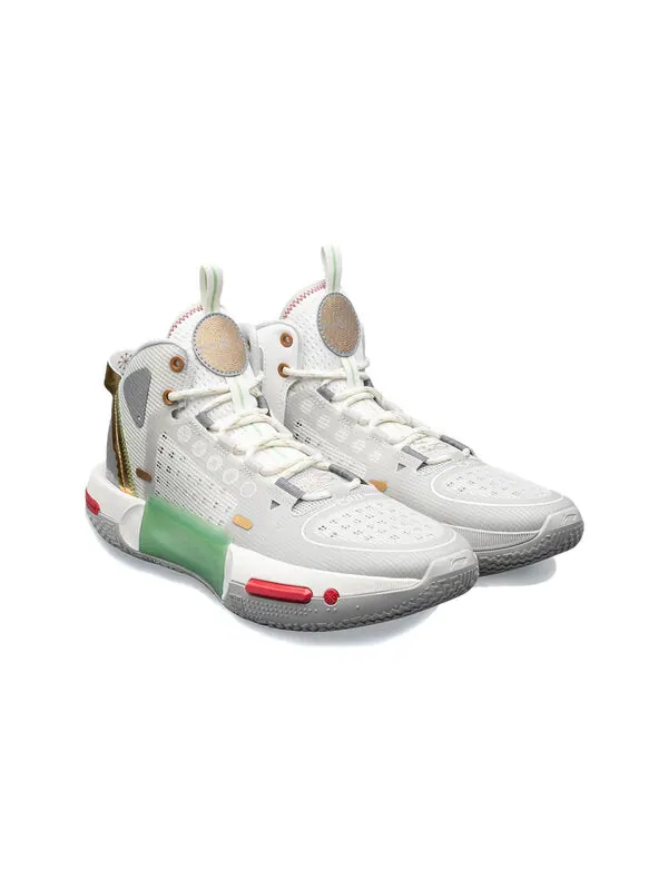 Кроссовки wade shadow 4 Li-Ning — изображение 4 из 4, белый/зеленый/золотистый