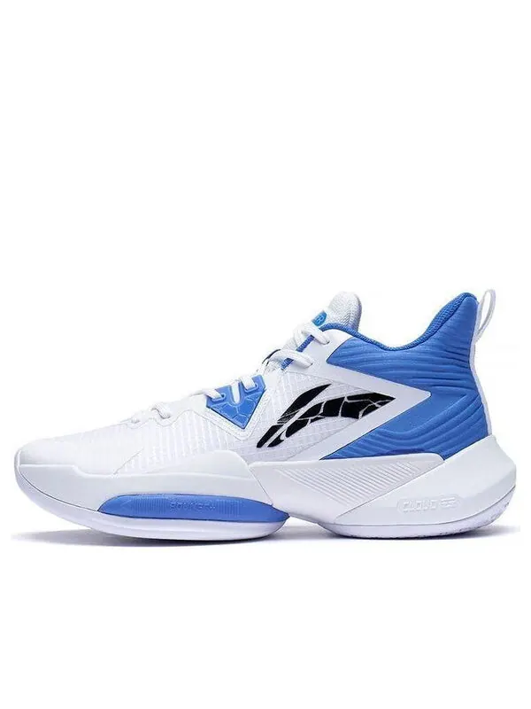 Кроссовки power 8 mid Li-Ning — изображение 1 из 4, белый/синий