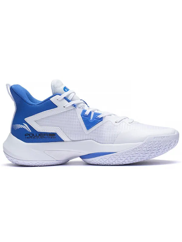 Кроссовки power 8 mid Li-Ning — изображение 3 из 4, белый/синий
