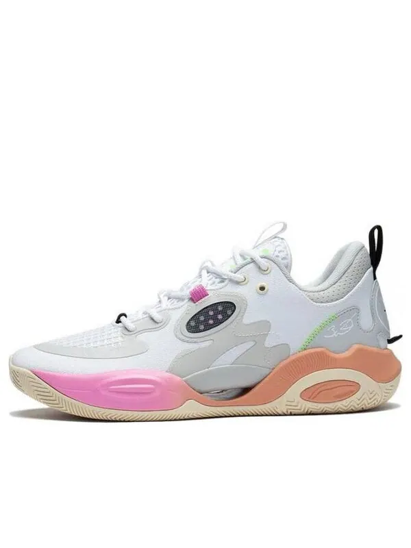 Кроссовки бродят весь день 7 Li-Ning — изображение 1 из 4, белый/серый/розовый