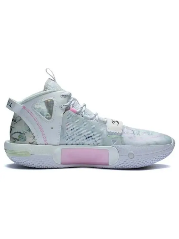 Кроссовки wade shadow 4 v2 Li-Ning — изображение 2 из 4, серый/белый/розовый