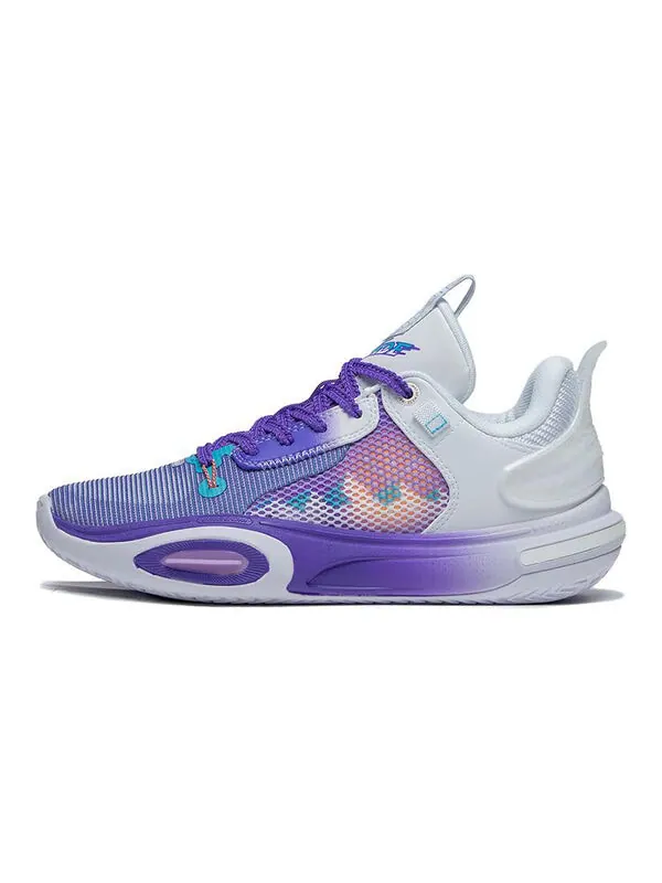 Кроссовки Wade All City 11 Li-Ning — изображение 2 из 4, серый/фиолетовый