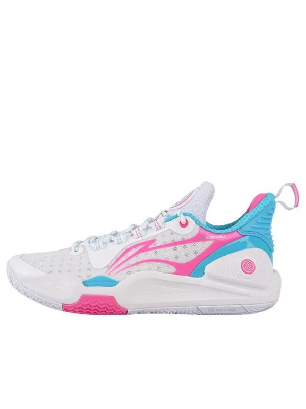 Кроссовки скорость 9 Li-Ning — изображение 1 из 4, белый/розовый/синий