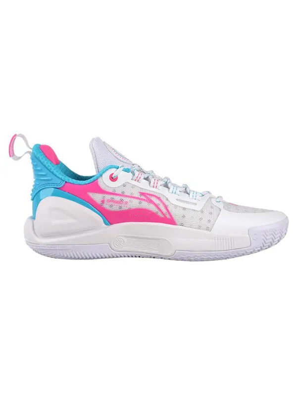 Кроссовки скорость 9 Li-Ning — изображение 2 из 4, белый/розовый/синий