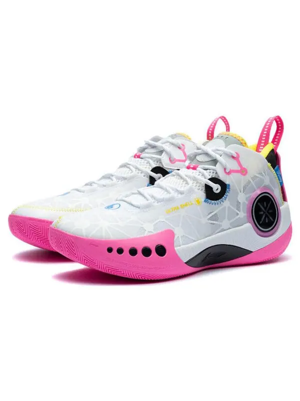 Кроссовки wade shadow 3 Li-Ning — изображение 3 из 4, белый/черный/розовый