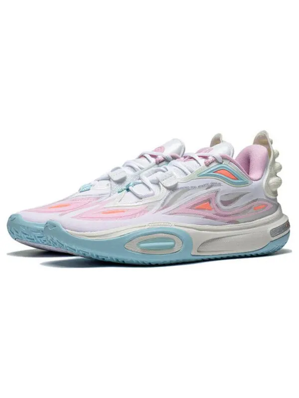 Кроссовки (GS) Li-Ning Wade All City 11 V2 'Family Love' — изображение 3 из 4, белый/розовый/синий