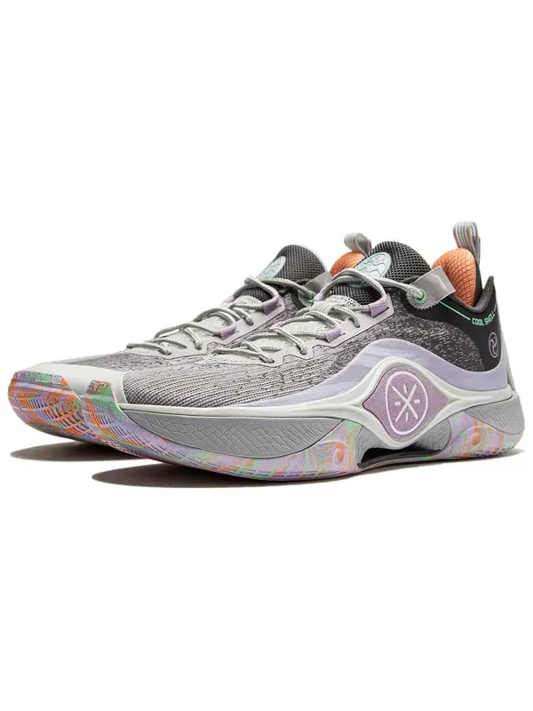 Кроссовки wade shadow 5 v2 Li-Ning — изображение 3 из 4, серый/фиолетовый