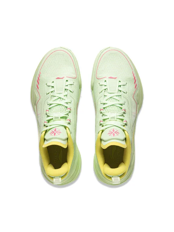 Кроссовки лирен убийца 1 Li-Ning — изображение 4 из 4, зеленый/желтый/розовый