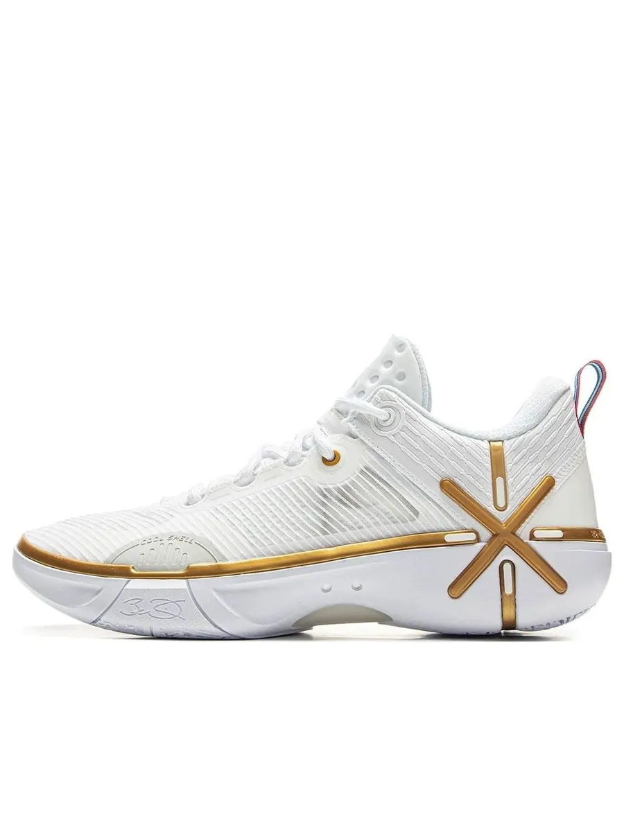 Кроссовки Li-Ning Wade Shadow 6 V2 'White Gold' — изображение 1 из 5, белый