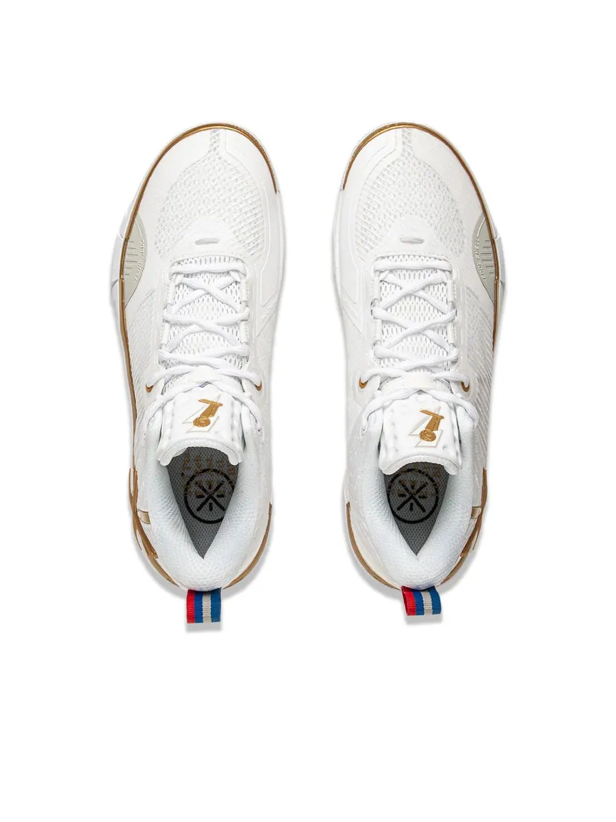 Кроссовки Li-Ning Wade Shadow 6 V2 'White Gold' — изображение 4 из 5, белый