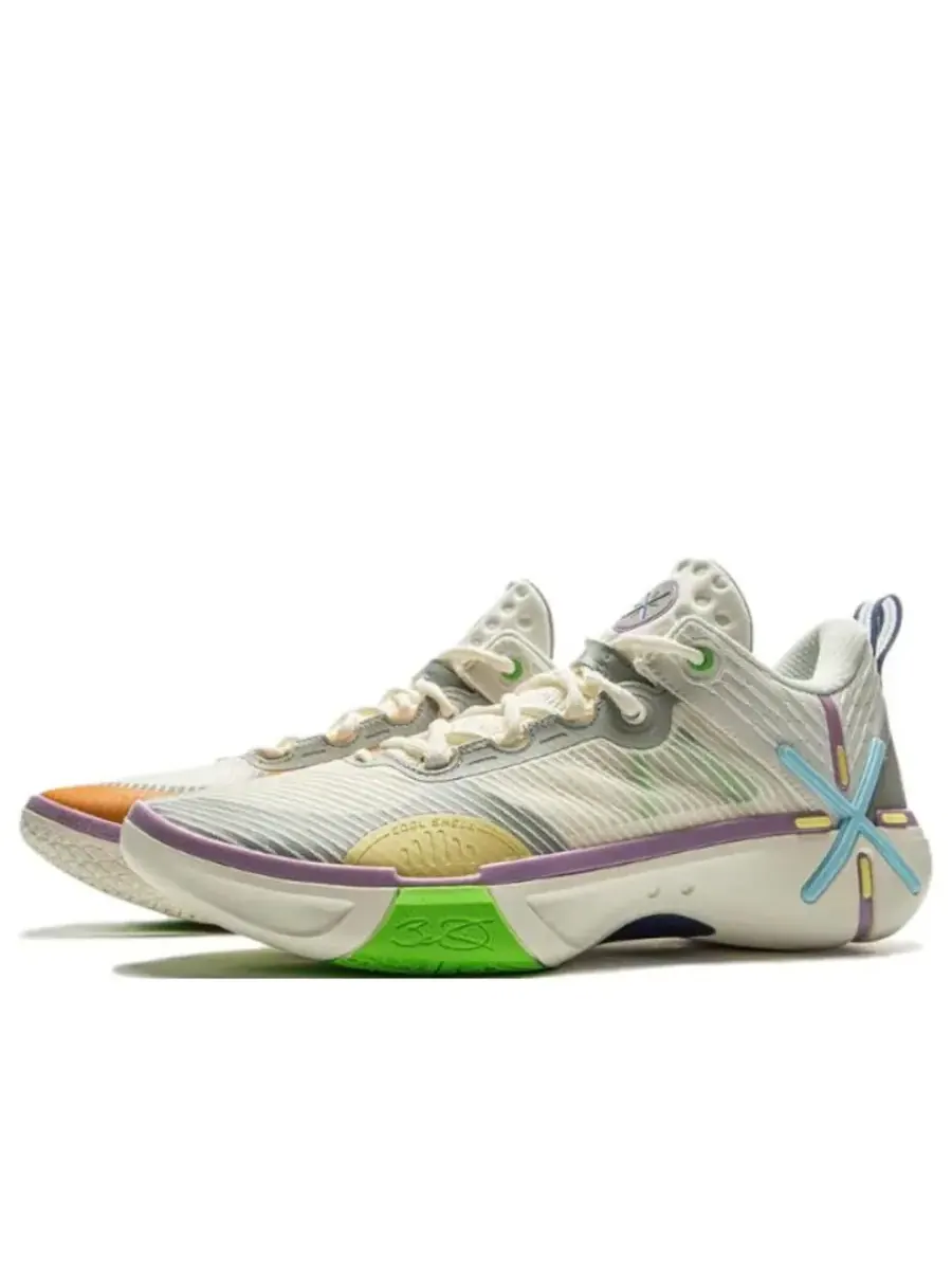 Кроссовки Li-Ning Wade Shadow 6 V2 'Beige Multi-Color' — изображение 3 из 5, бежевый