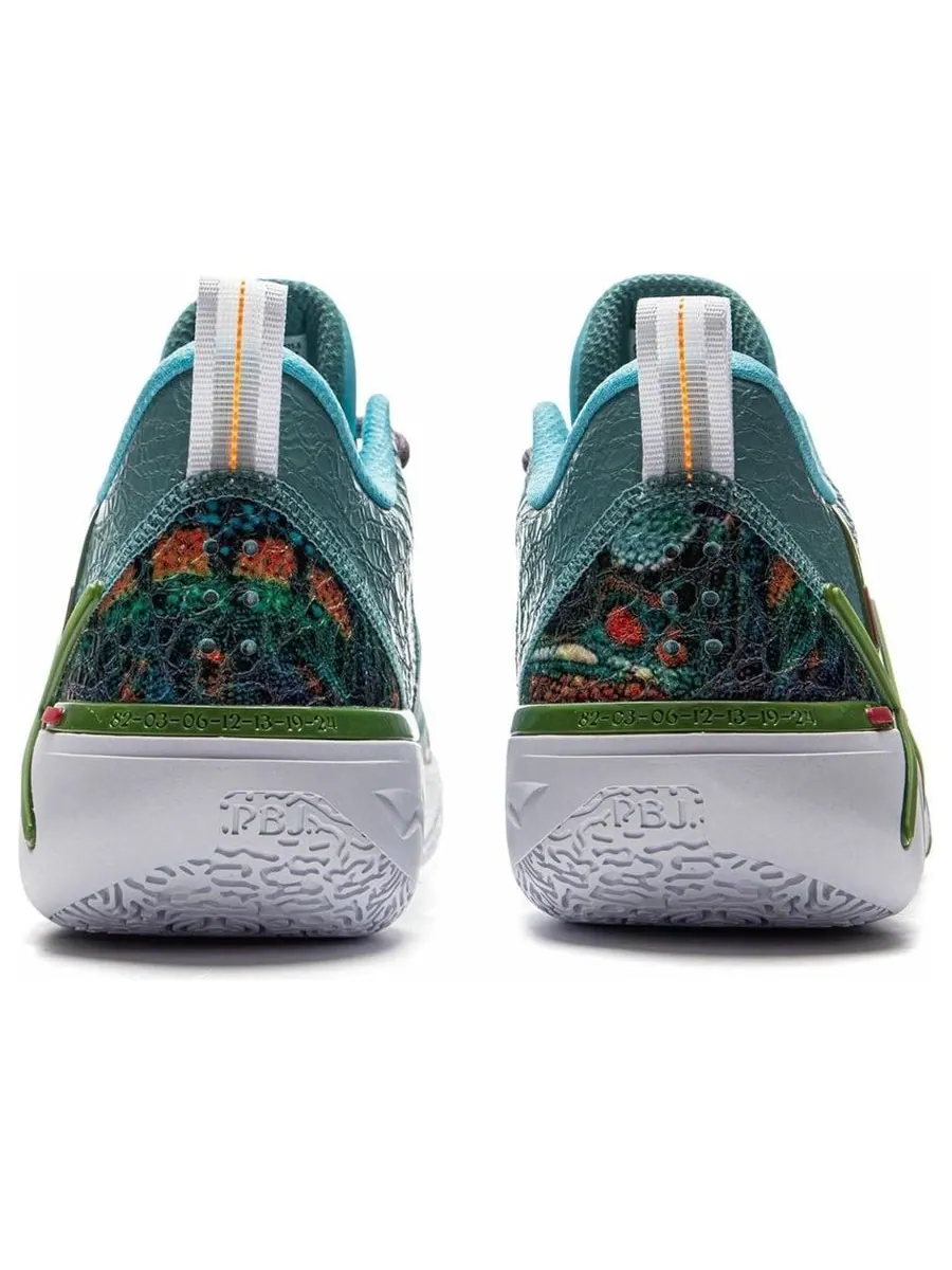Кроссовки Li-Ning Wade Shadow 6 V2 'Blue Green' — изображение 5 из 6, синий