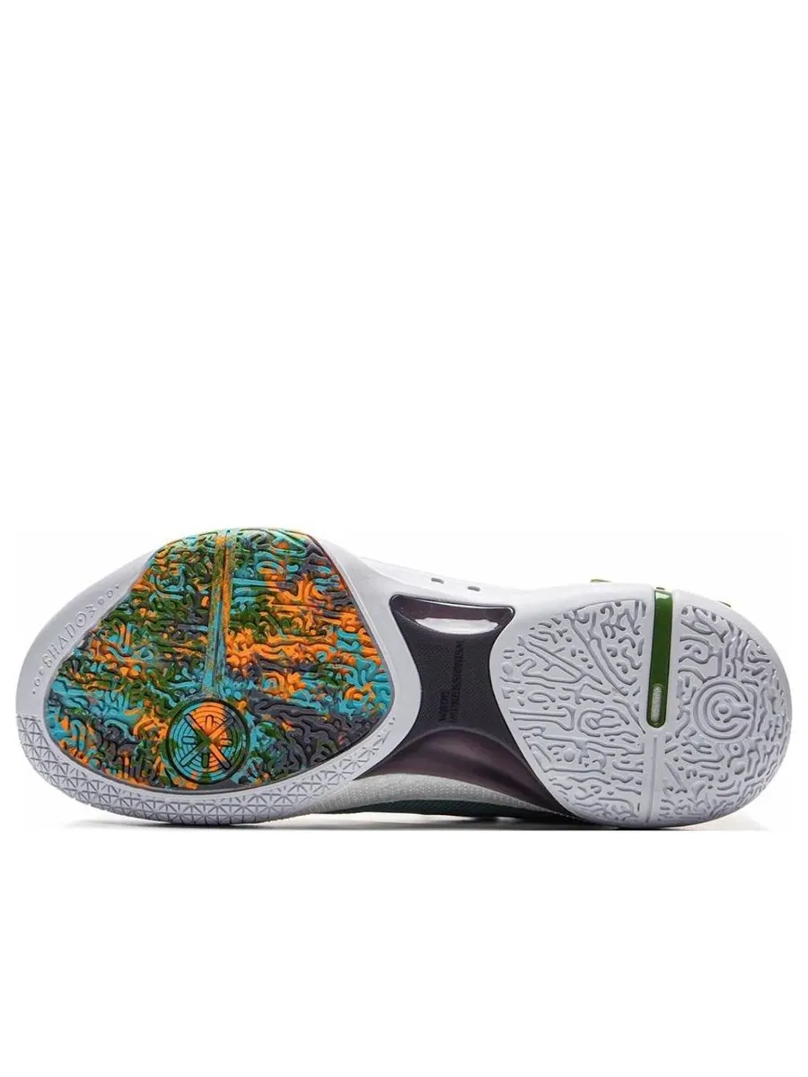 Кроссовки Li-Ning Wade Shadow 6 V2 'Blue Green' — изображение 6 из 6, синий