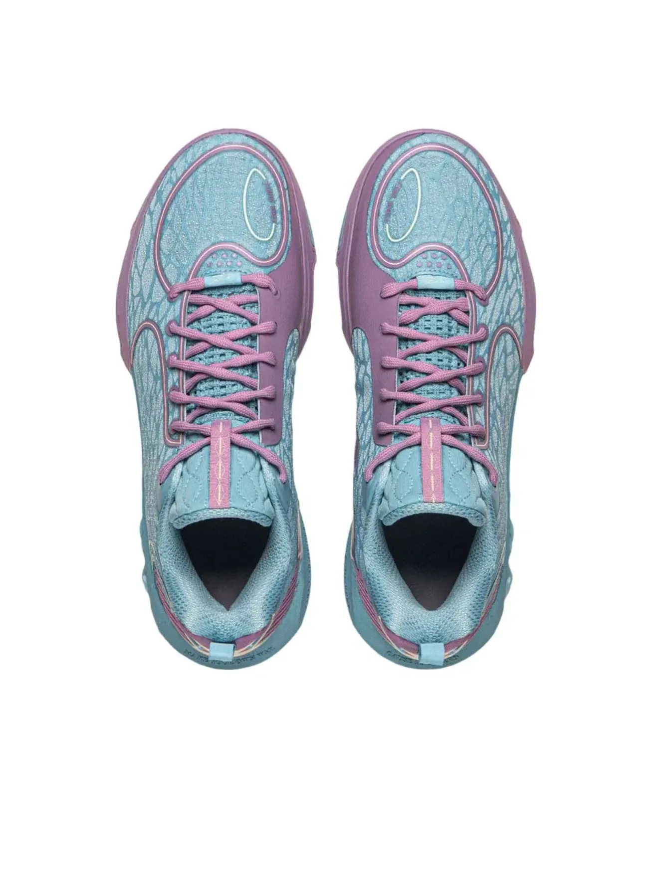 Кроссовки Li-Ning Wade Shadow 7 'Milky Blue' ABPW003-7 — изображение 3 из 5, синий