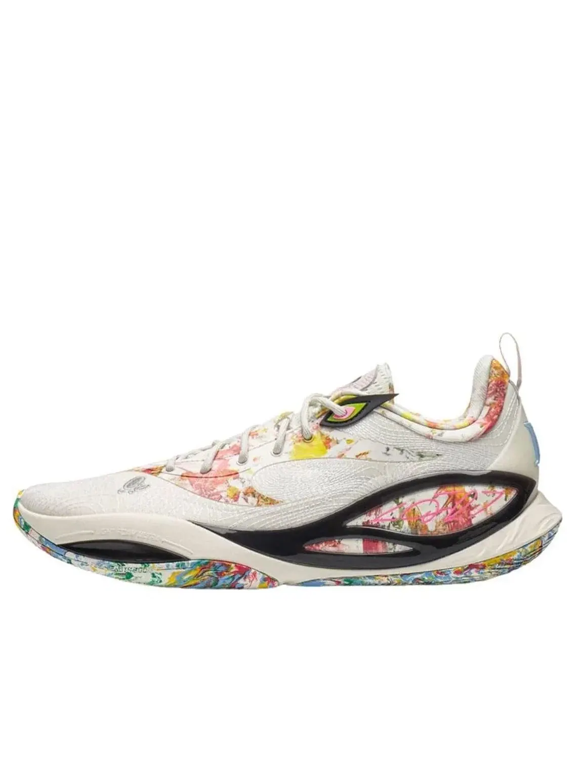 Мужские кроссовки для баскетбола с шнуровкой Canvas Li-Ning — изображение 1 из 5, белый