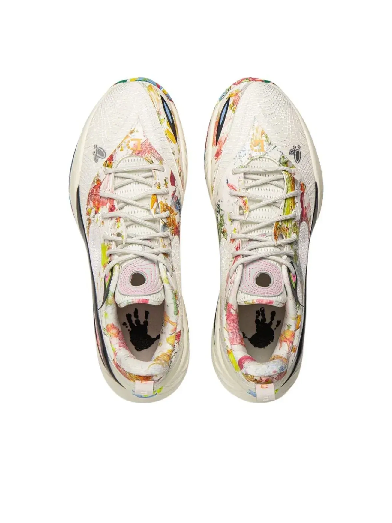 Мужские кроссовки для баскетбола с шнуровкой Canvas Li-Ning — изображение 4 из 5, белый