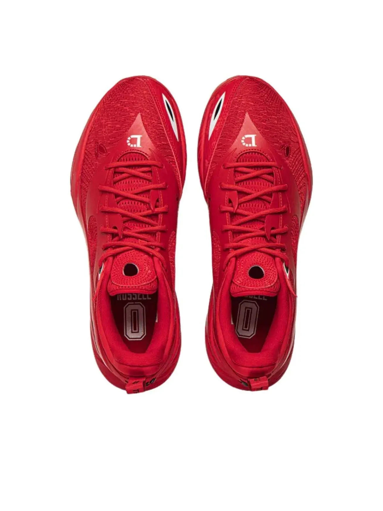 Мужские кроссовки для баскетбола с шнуровкой Dlo 2 'College' Li-Ning — изображение 3 из 6, красный