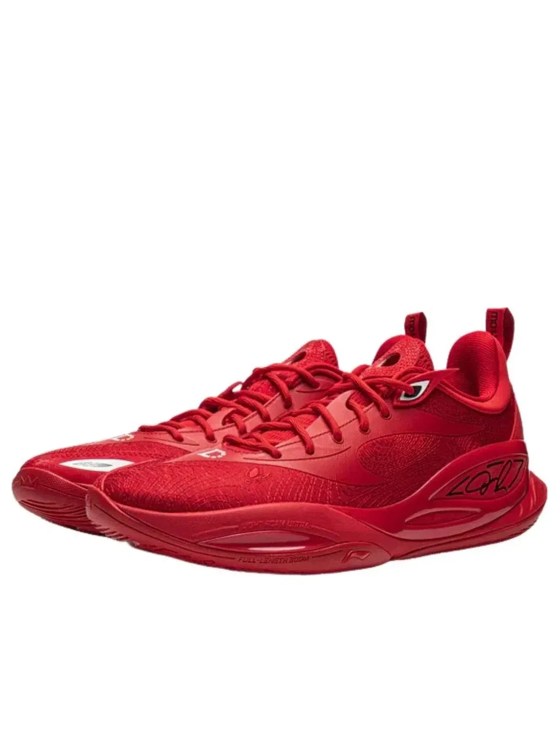 Мужские кроссовки для баскетбола с шнуровкой Dlo 2 'College' Li-Ning — изображение 6 из 6, красный