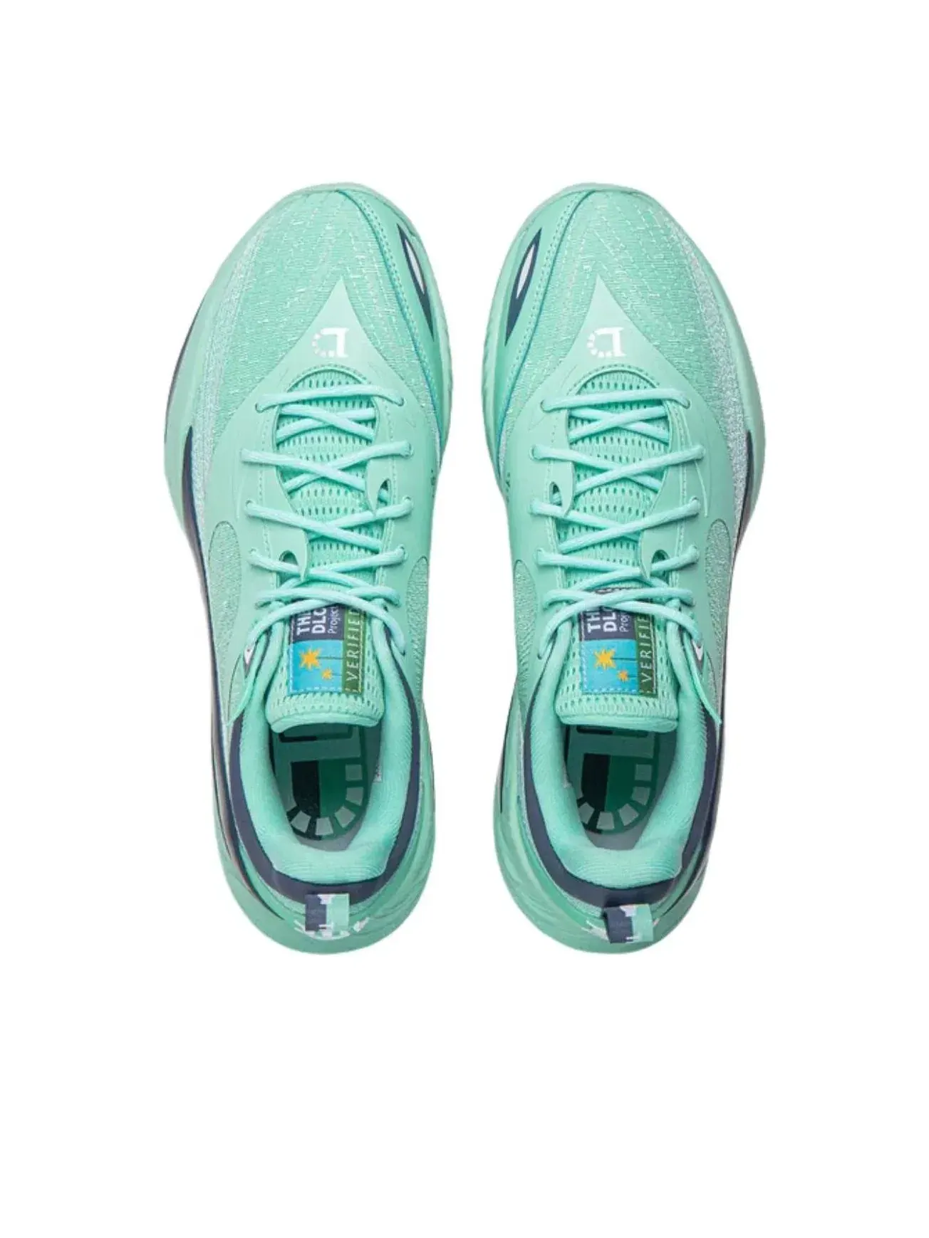 Мужские кроссовки для баскетбола с шнуровкой DLO 2 'Energy Surge' Li-Ning — изображение 3 из 6, бирюзовый