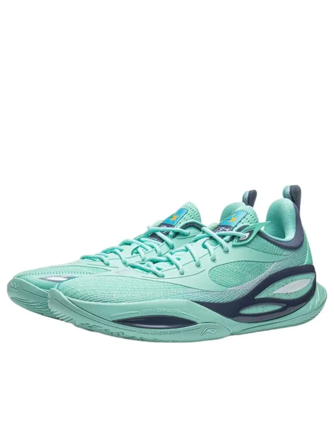 Мужские кроссовки для баскетбола с шнуровкой DLO 2 'Energy Surge' Li-Ning — изображение 6 из 6, бирюзовый