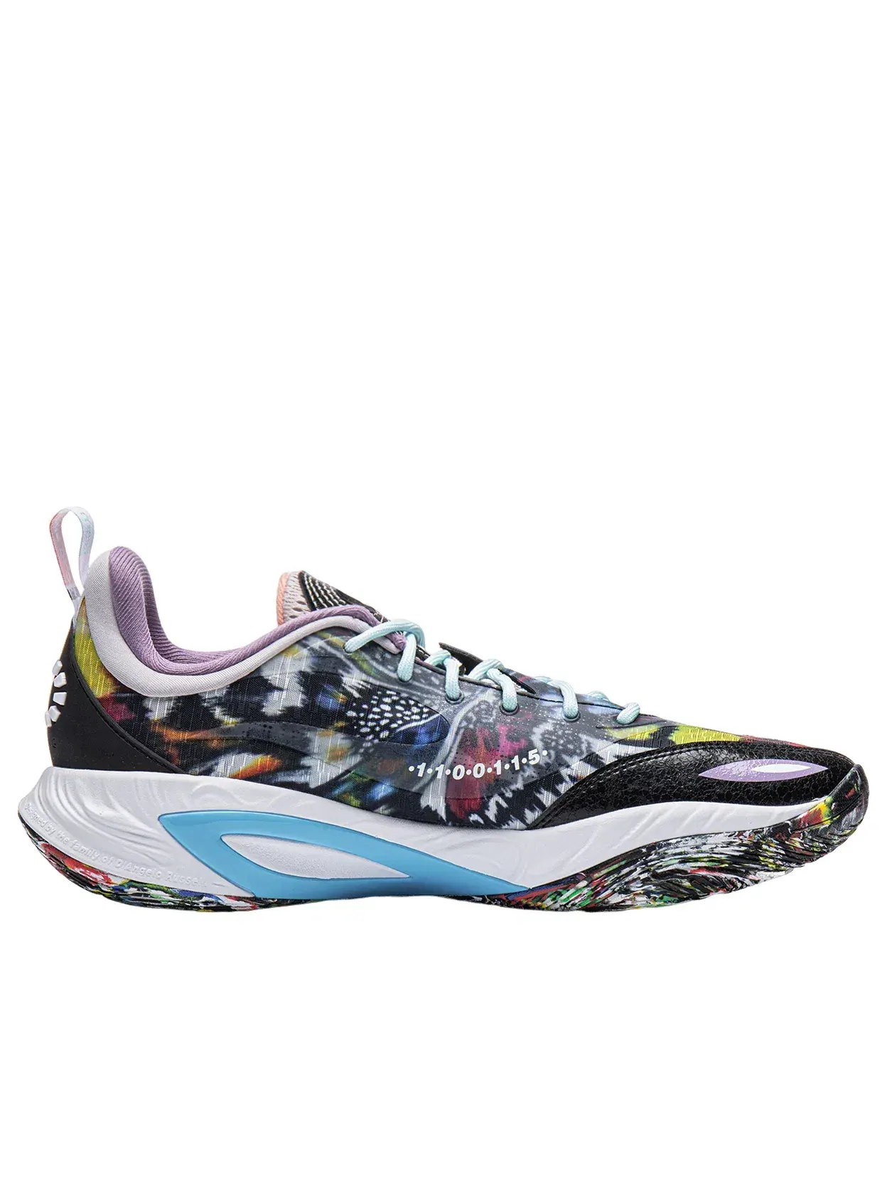 Мужские кроссовки для баскетбола с шнуровкой DLO 2 D'Angelo Russell Li-Ning — изображение 2 из 7, мульти
