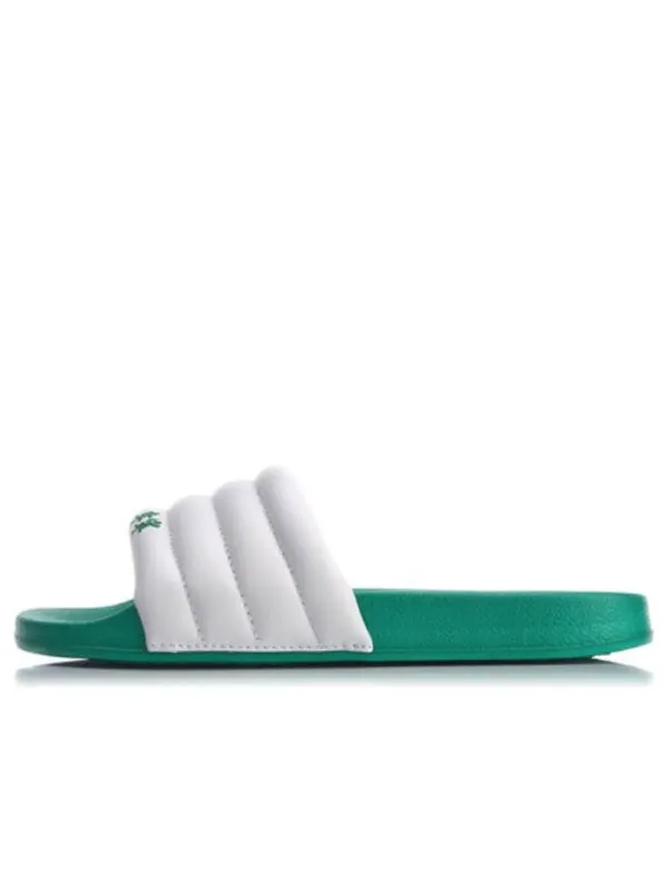 Тапочки ss20 bubble slide sandals white/green Li-Ning — изображение 1 из 4, белый, зеленый