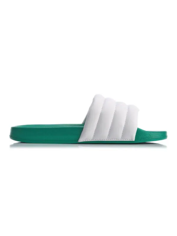Тапочки ss20 bubble slide sandals white/green Li-Ning — изображение 3 из 4, белый, зеленый