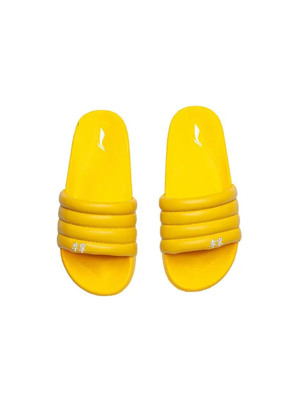 Тапочки bubble slide 'paris fashion week - yellow' Li-Ning — изображение 4 из 4, желтый