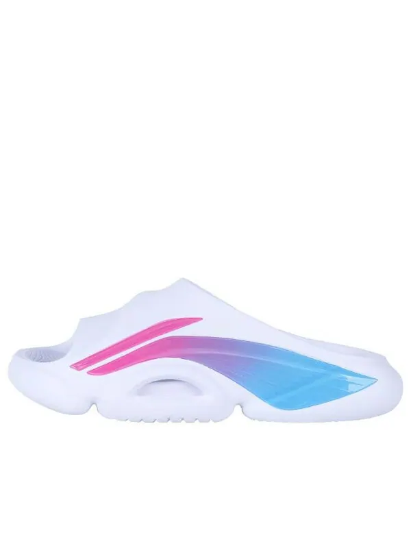 Тапочки 8 pe слайды для корта Li-Ning — изображение 1 из 4, белый/розовый/синий