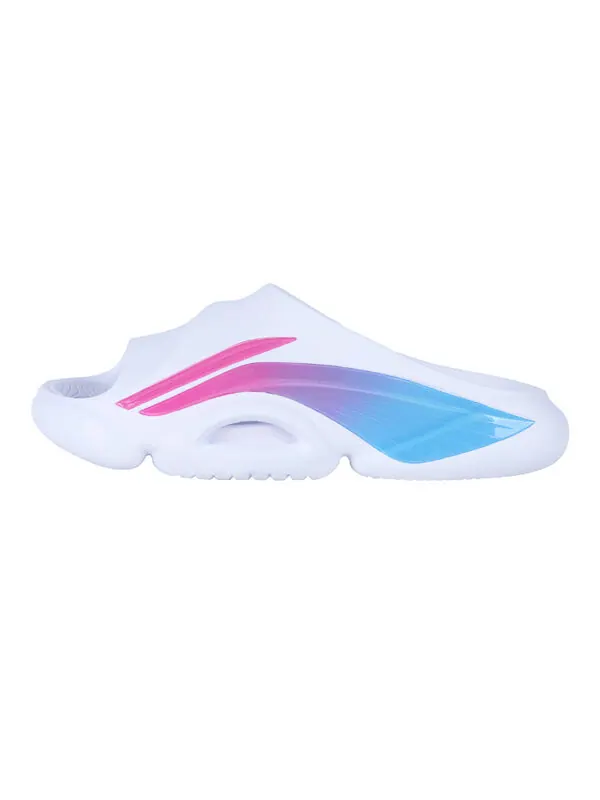 Тапочки 8 pe слайды для корта Li-Ning — изображение 2 из 4, белый/розовый/синий