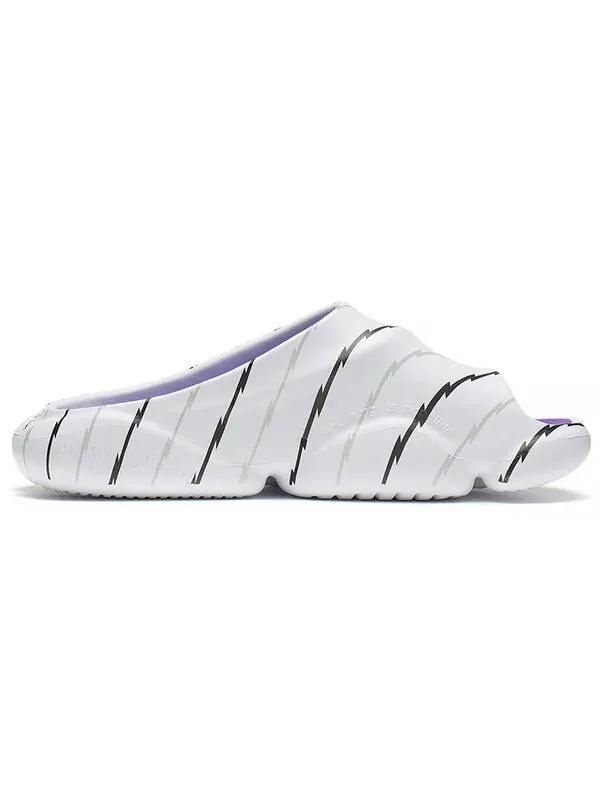 Тапочки 8 pe слайды для корта Li-Ning — изображение 3 из 4, белый/красный/фиолетовый