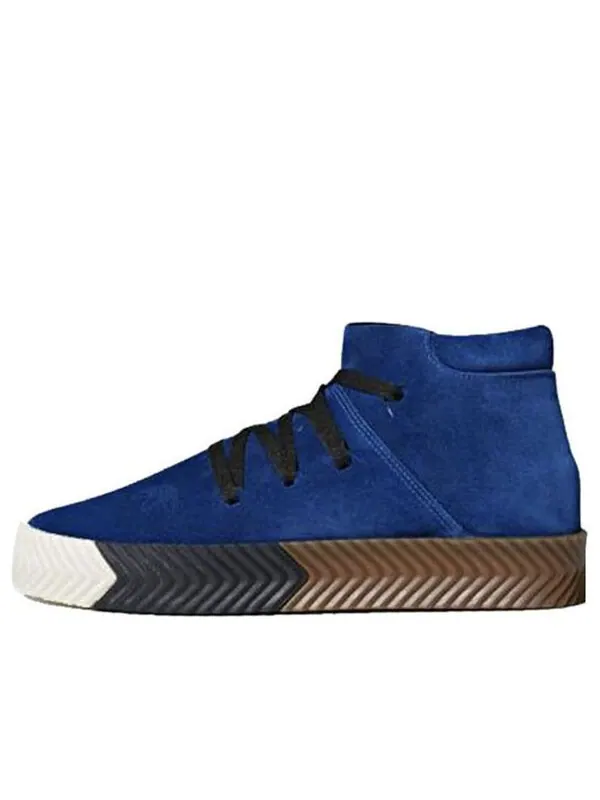 Кроссовки alexander wang x aw skate mid Adidas — изображение 1 из 4, синий