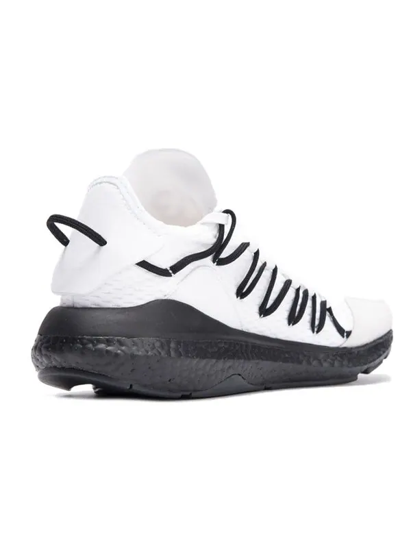 Кроссовки y-3 kusari 'white black' Adidas — изображение 3 из 4, черный/белый