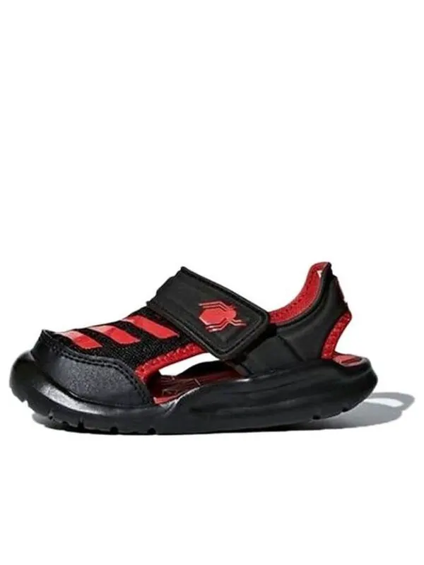 Сандалии fortaswim i нескользящие повседневные красные сандалии Adidas — изображение 1 из 4, черный/красный