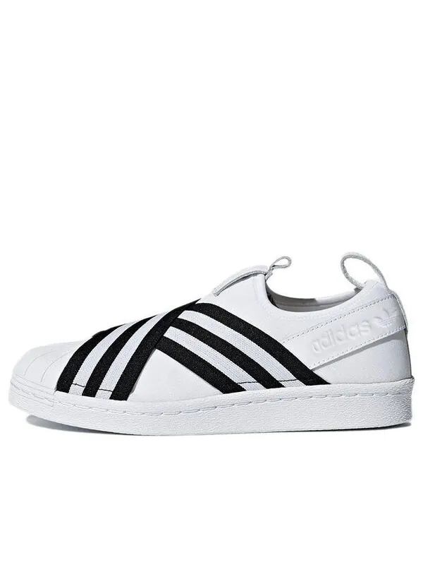 Кроссовки суперзвезда слип-он Adidas — изображение 1 из 4, белый/черный