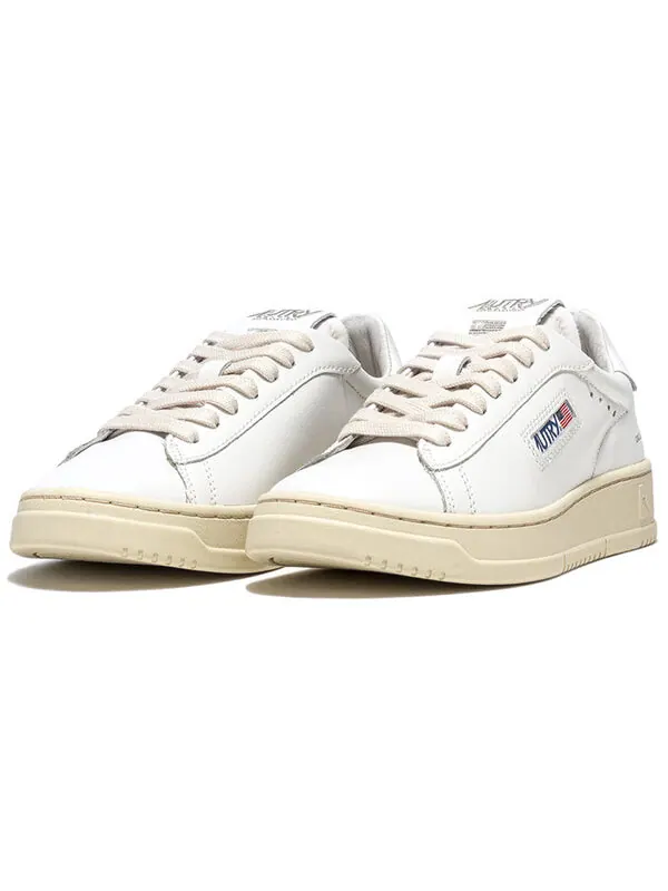 Кроссовки dallas leather low 'white cream' Autry — изображение 2 из 4, белый/кремовый