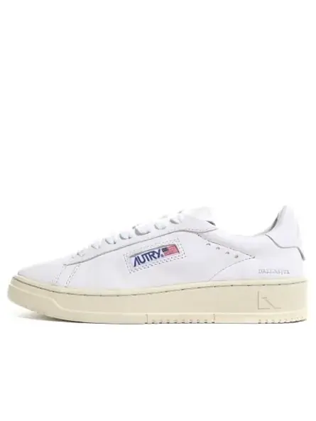 Кроссовки dallas goatskin low 'white cream' Autry — изображение 1 из 4, белый/кремовый