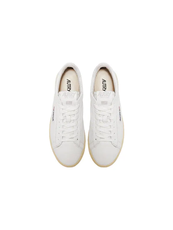 Кроссовки dallas goatskin low 'white cream' Autry — изображение 3 из 4, белый/кремовый