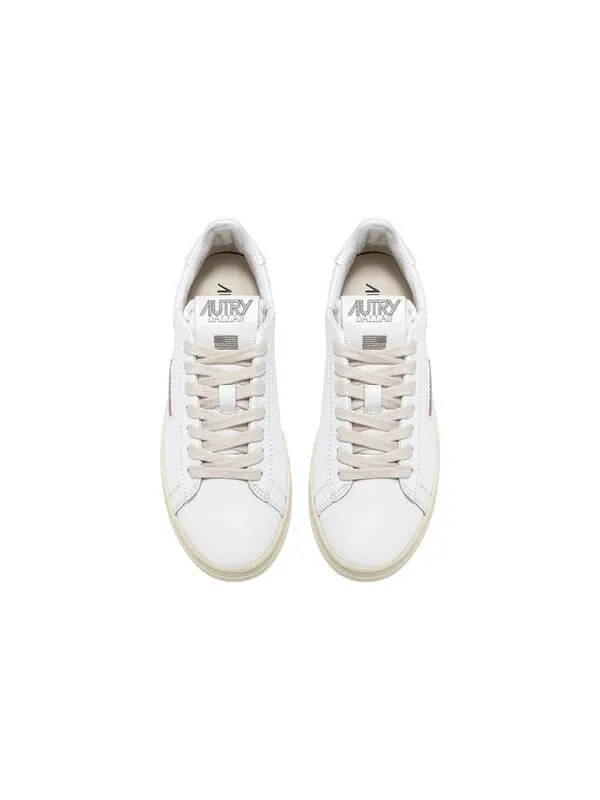 Кроссовки dallas leather low 'white' Autry — изображение 3 из 4, белый