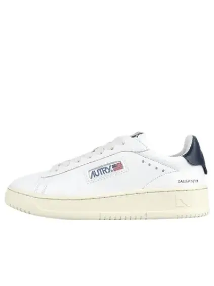 Кроссовки dallas leather low 'white navy' Autry — изображение 1 из 4, белый/темно-синий