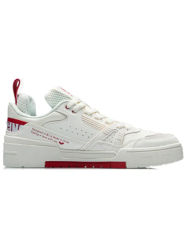 Кроссовки 001 btc Li-Ning — изображение 2 из 4, белый/красный