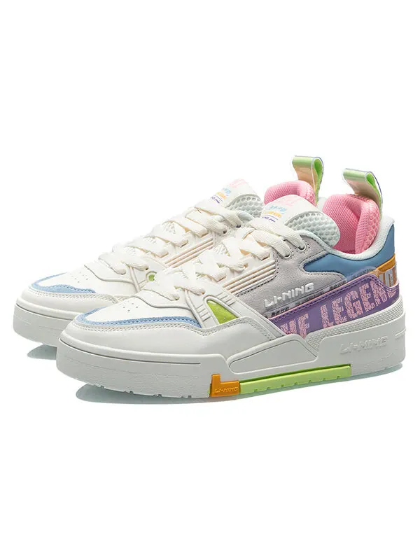 Кроссовки 001 btc Li-Ning — изображение 3 из 4, белый/синий/фиолетовый