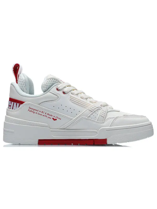 Кроссовки 001 btc Li-Ning — изображение 3 из 4, белый/красный