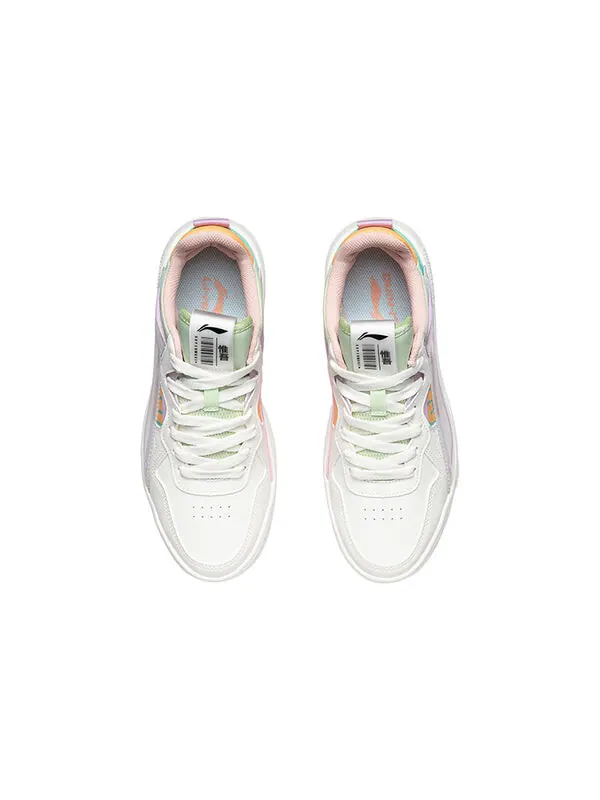 Кроссовки superwave низкие Li-Ning — изображение 4 из 4, белый/фиолетовый/зеленый