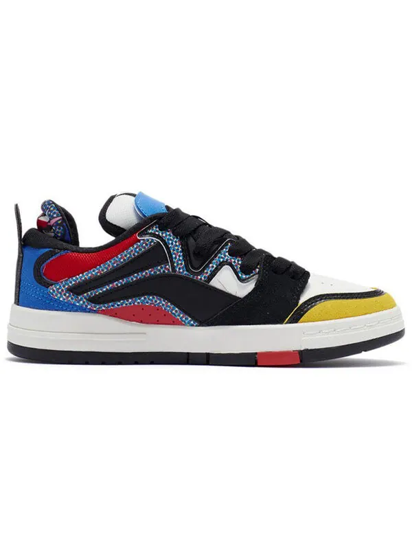 Кроссовки волна про Li-Ning — изображение 2 из 4, черный/красный/желтый