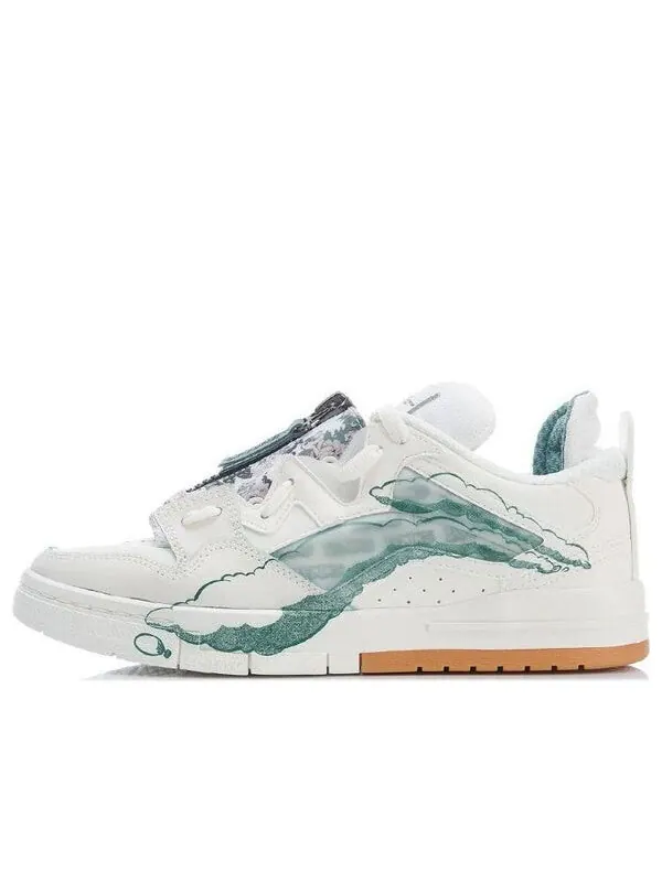 Кроссовки wave pro x og_slick Li-Ning — изображение 1 из 4, белый/зеленый/коричневый
