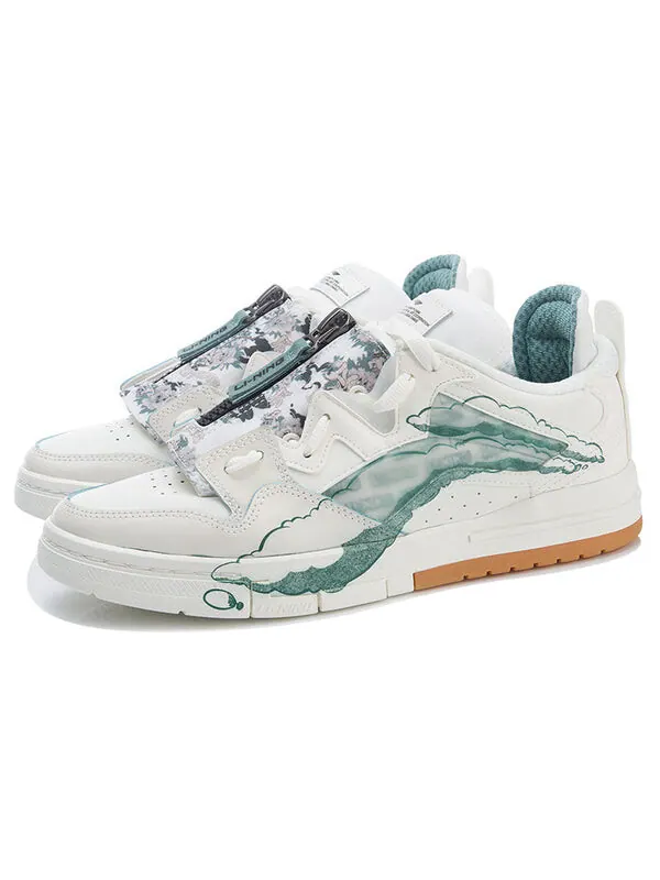 Кроссовки wave pro x og_slick Li-Ning — изображение 3 из 4, белый/зеленый/коричневый
