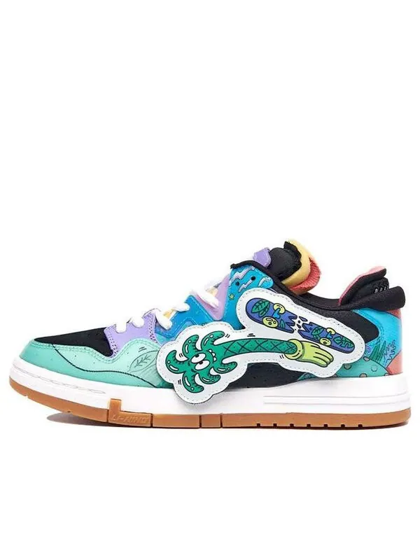 Кроссовки x steven harrington weiwu pro artist двойные нашивки на липучке Li-Ning, мульитколор — изображение 1 из 4, мульти