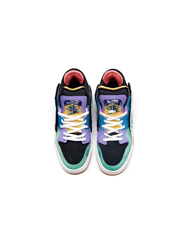 Кроссовки x steven harrington weiwu pro artist двойные нашивки на липучке Li-Ning, мульитколор — изображение 4 из 4, мульти