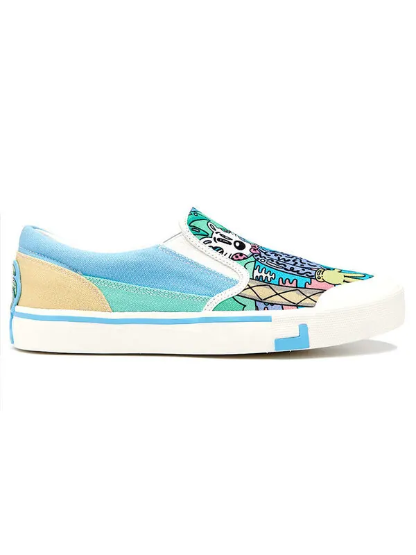 Кроссовки boogle x steven harrington shoes Li-Ning — изображение 3 из 4, синий/мульти